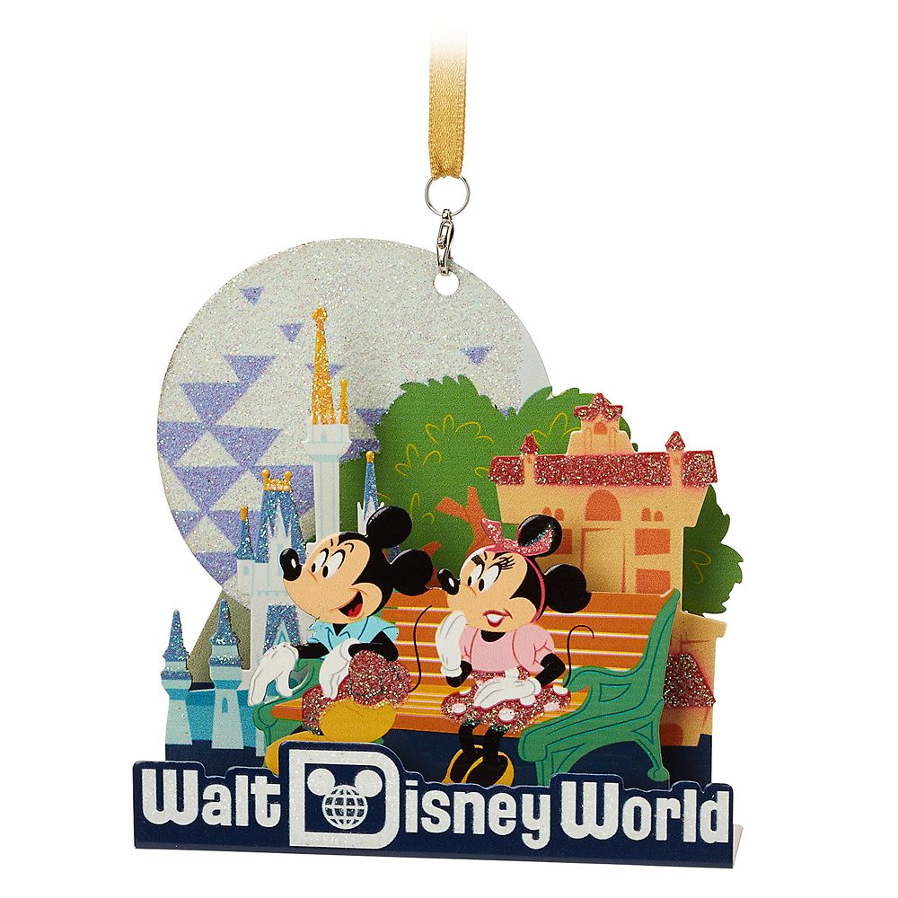 Mickey and Minnie Mouse Diorama Ornament – Walt Disney World