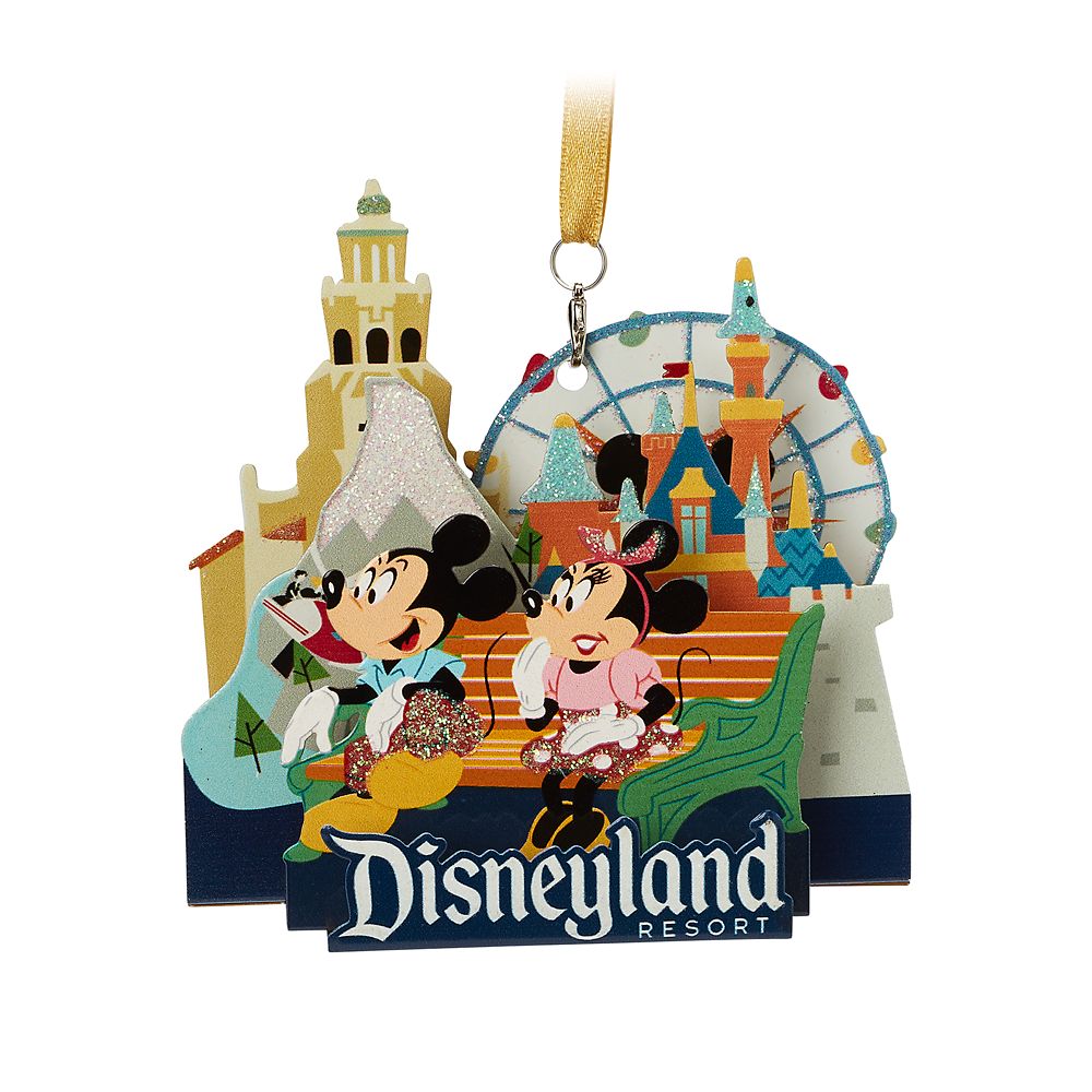 Mickey and Minnie Mouse Diorama Ornament – Disneyland