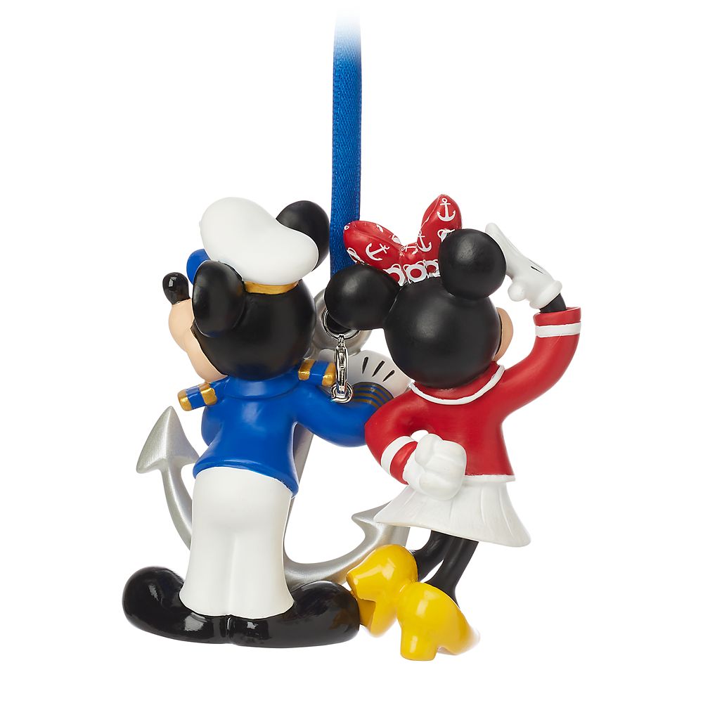 Captain Mickey and Minnie Mouse Figural Ornament – Disney Cruise Line