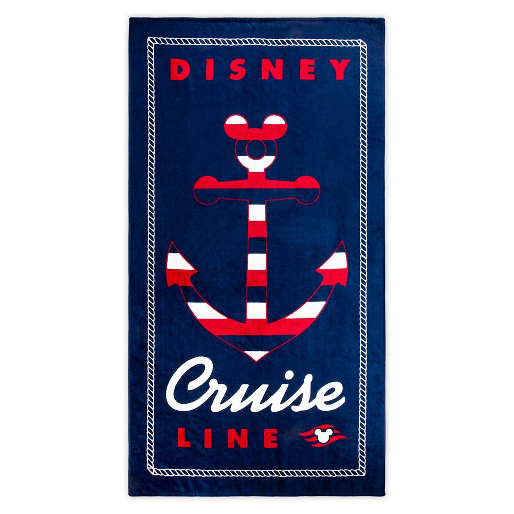 cruise line beach towel