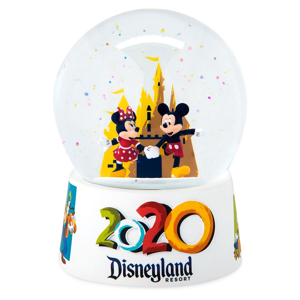 Mickey and Minnie Mouse Mini Snowglobe – Disneyland 2020