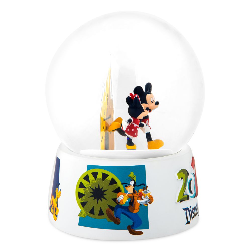 Mickey and Minnie Mouse Mini Snowglobe – Disneyland 2020