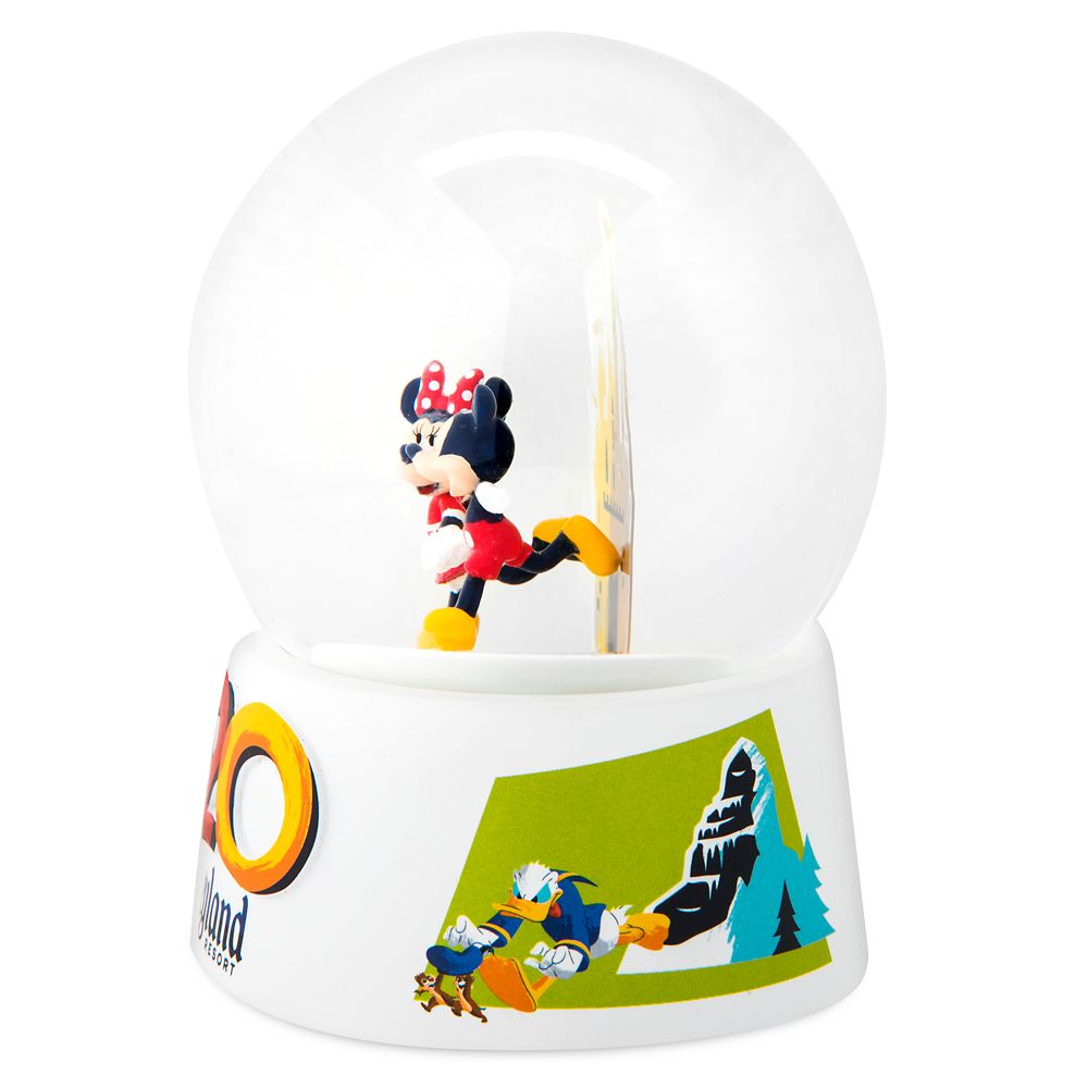 Mickey and Minnie Mouse Mini Snowglobe – Disneyland 2020