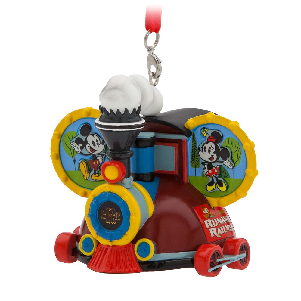 Mickey and Minnie Mouse Runaway Railway Ear Hat Ornament