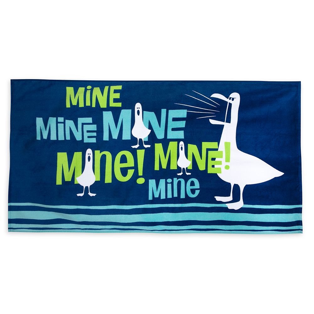 Finding Nemo Seagulls ''Mine! Mine! Mine!'' Beach Towel