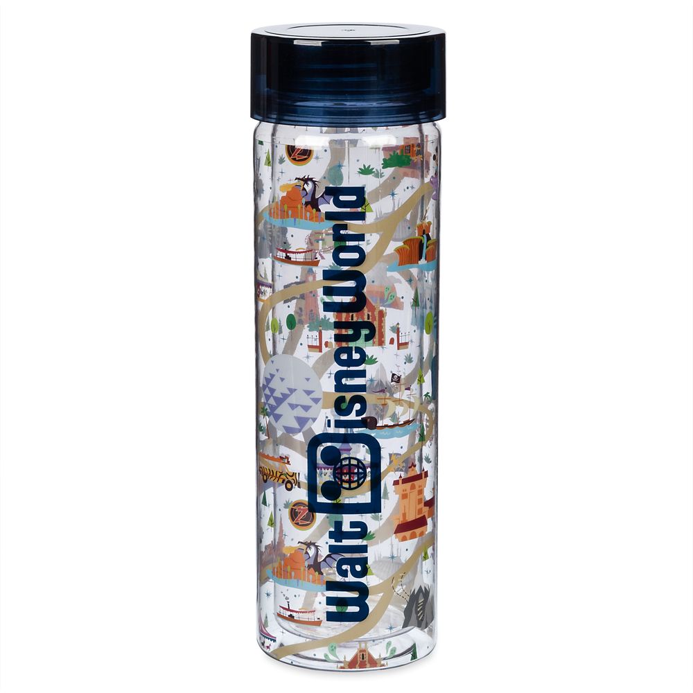 Mickey and Minnie Mouse Water Bottle – Walt Disney World