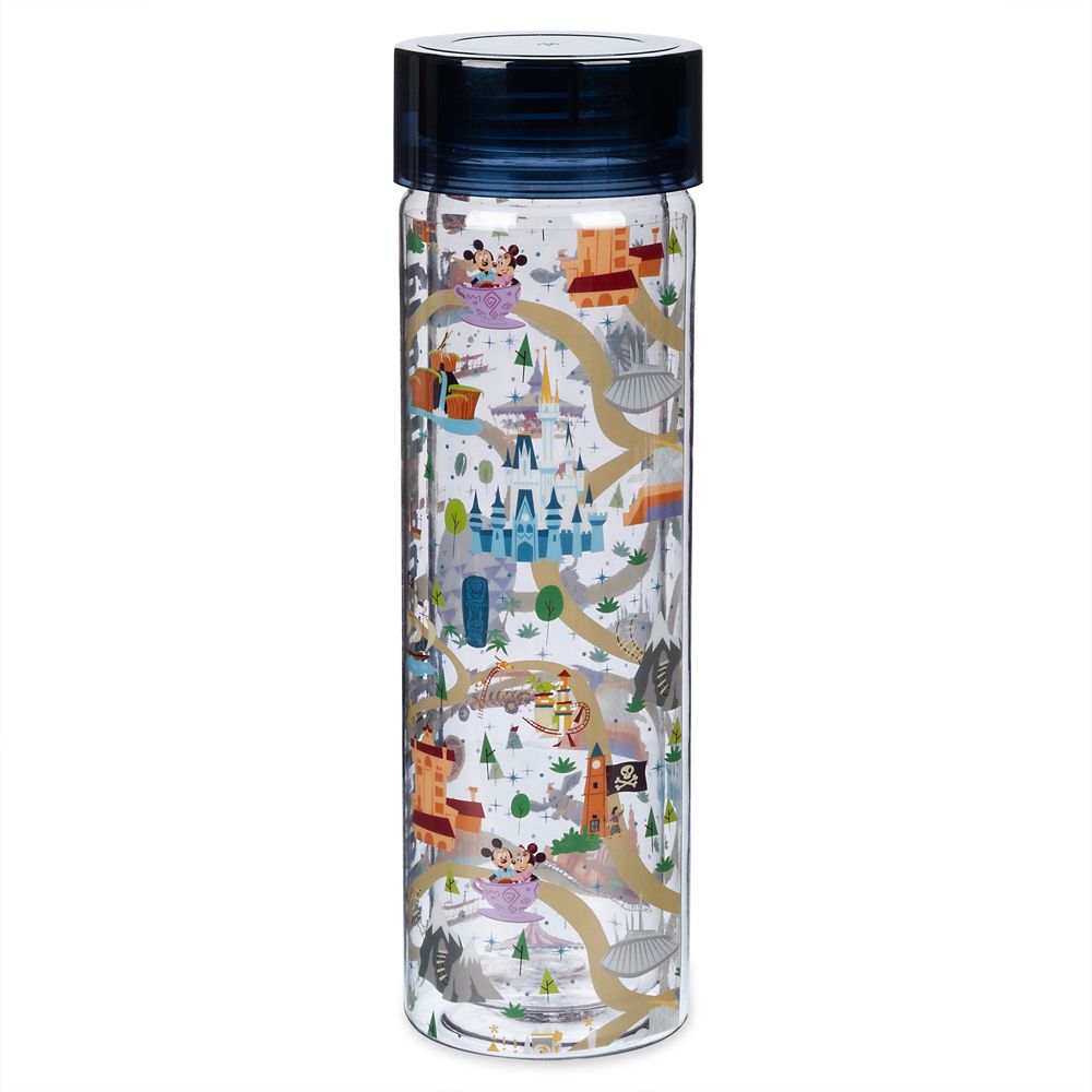 Mickey and Minnie Mouse Water Bottle – Walt Disney World