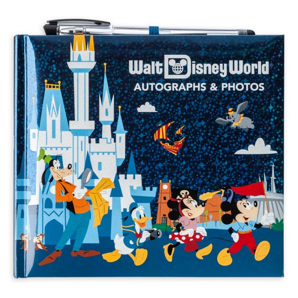 Disney Store World of Disney Autograph Book and Pen Set