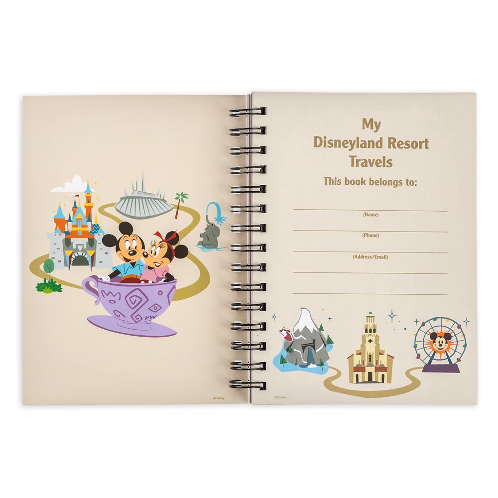 Mickey Mouse and Friends Travel Journal – Disneyland