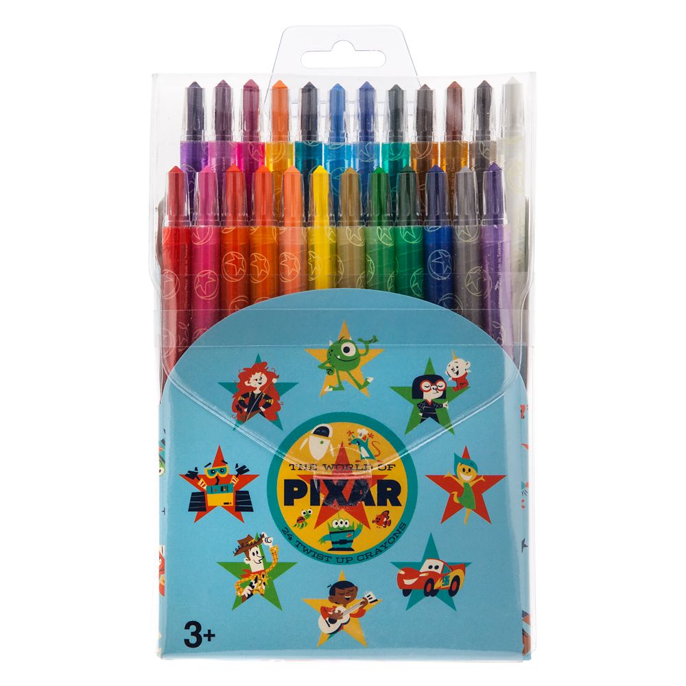 The World of Pixar Twist-Up Crayon Set