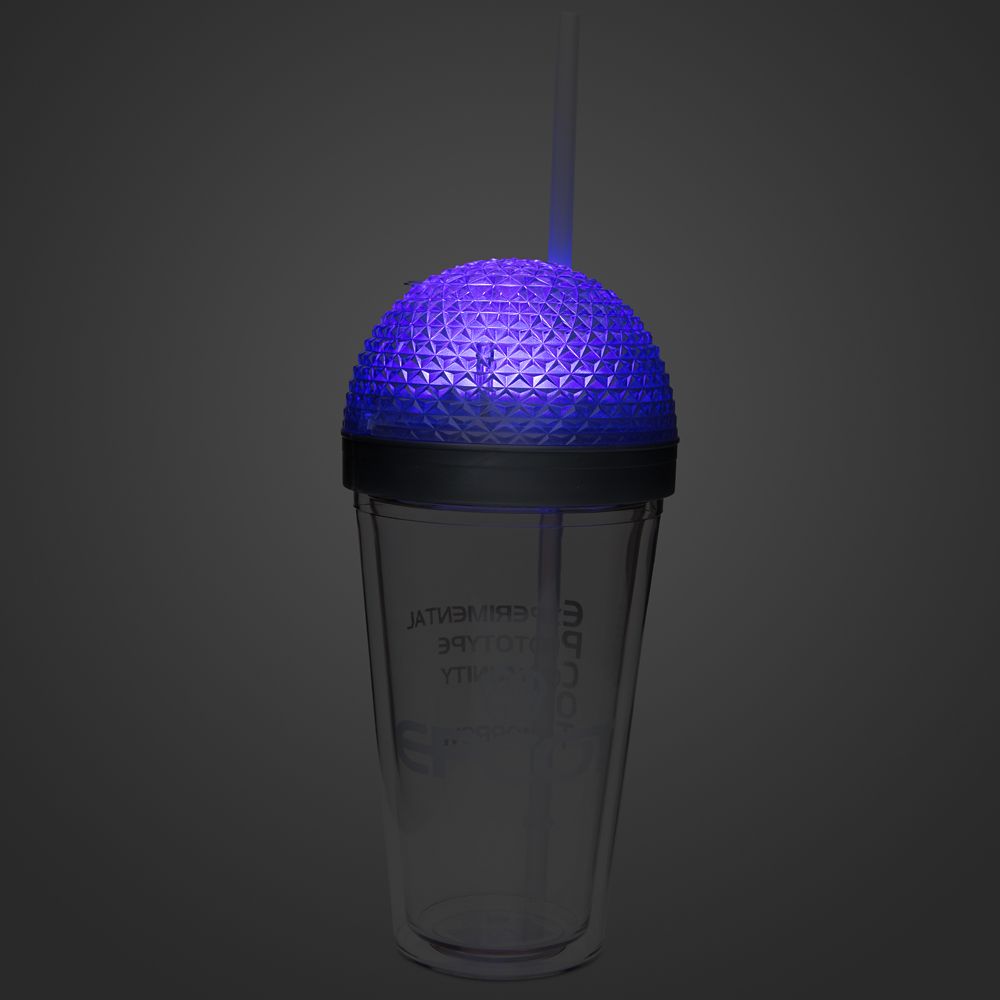 Spaceship Earth Light-Up Tumbler with Straw – Epcot