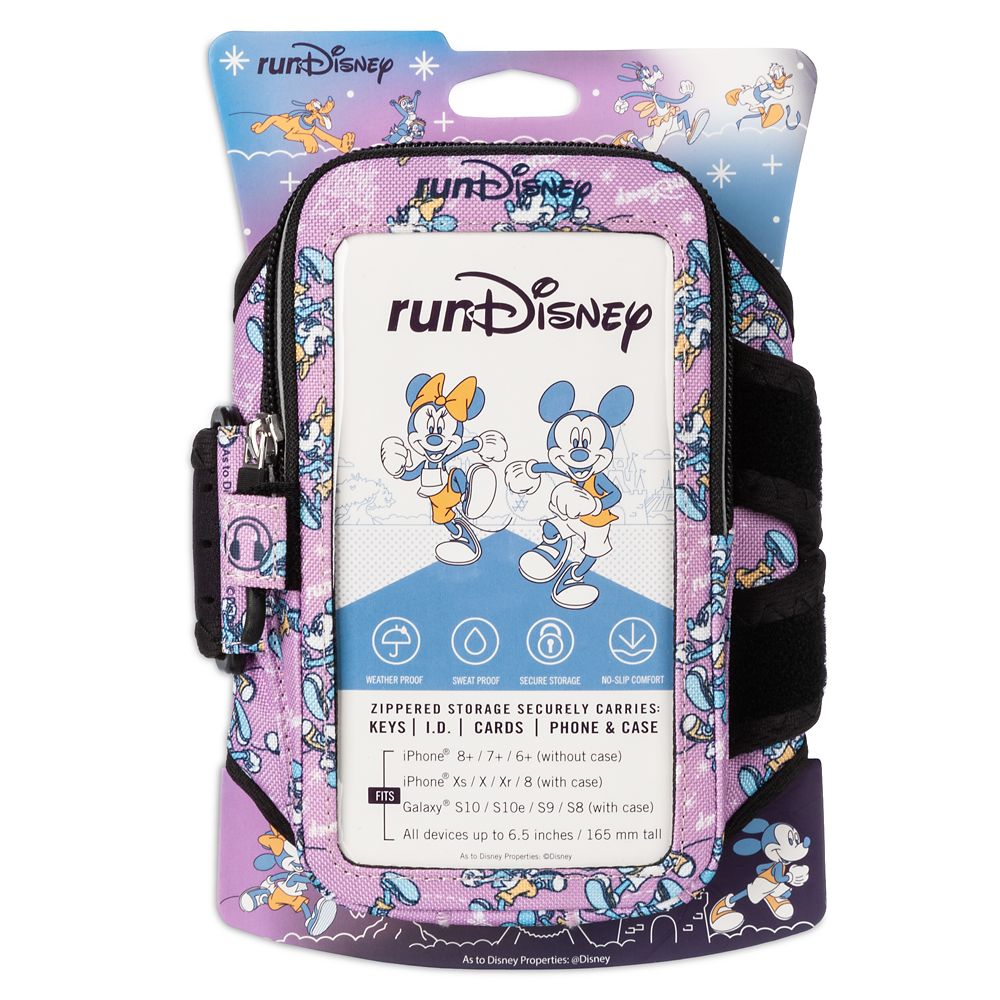 Mickey and Minnie Mouse runDisney Arm Pocket