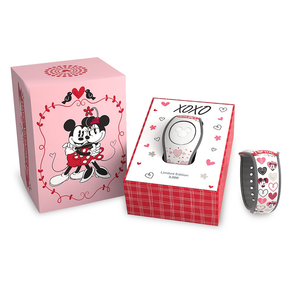 Mickey and Minnie Mouse Valentine's Day MagicBand 2 – Limited Edition