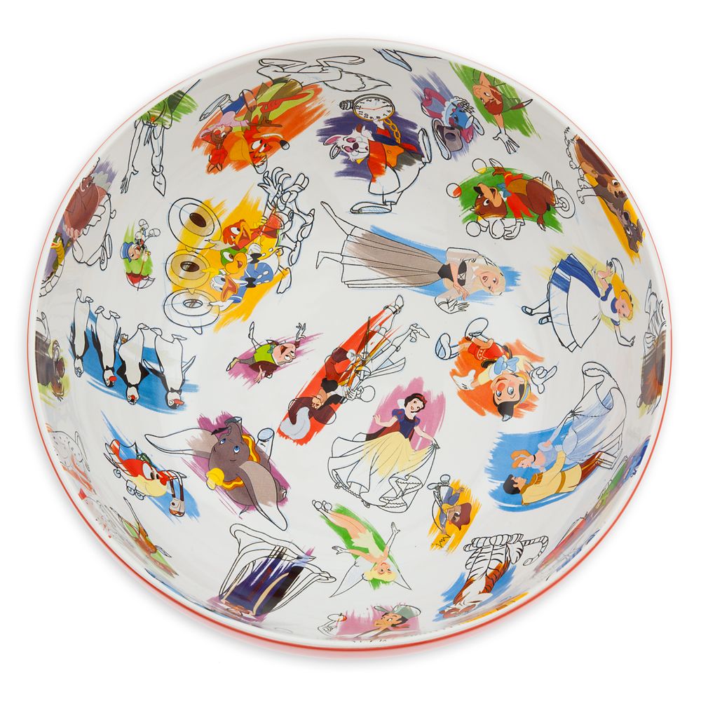 Disney Ink & Paint Ceramic Serving Bowl