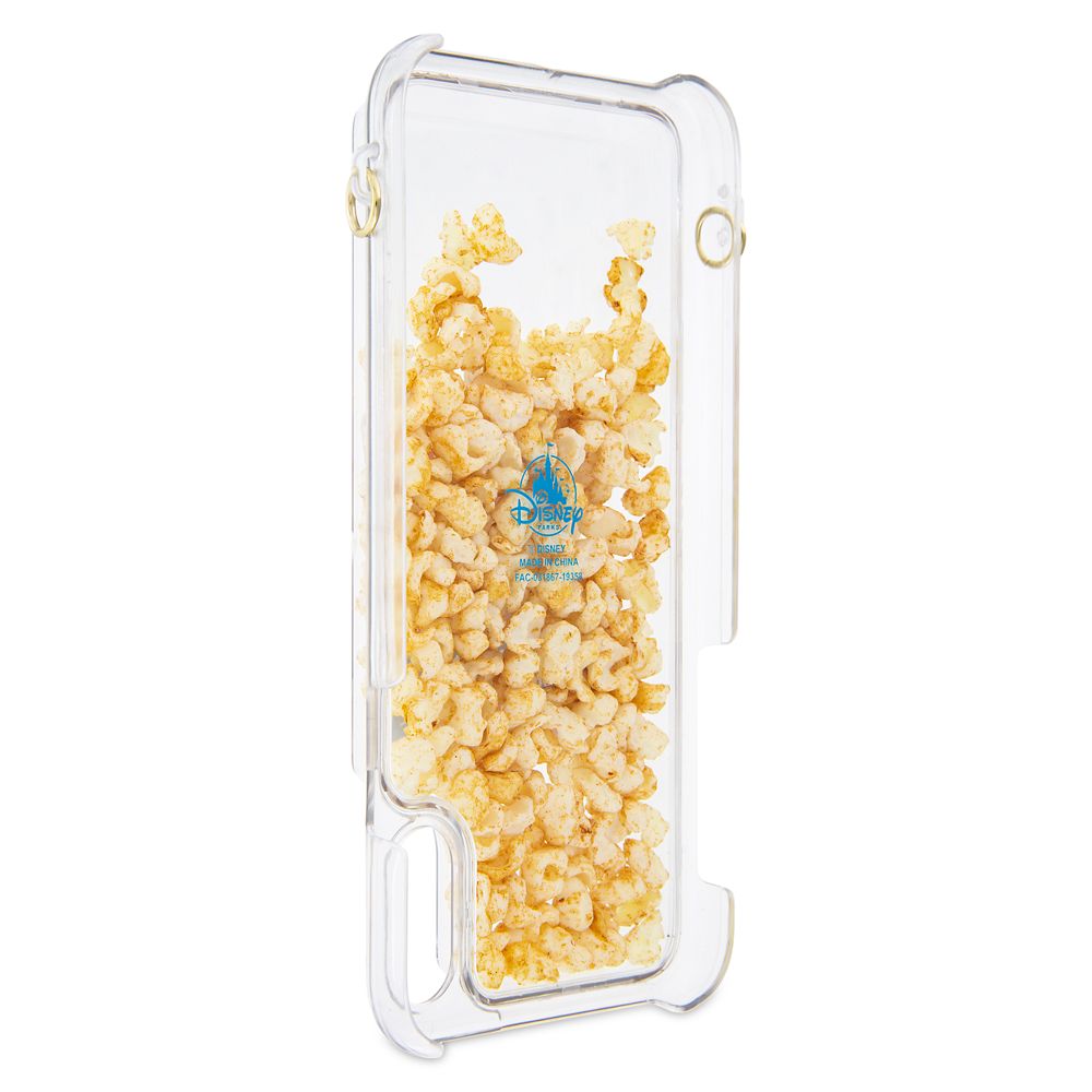 Mickey Mouse Popcorn iPhone XS Case with Crossbody Strap