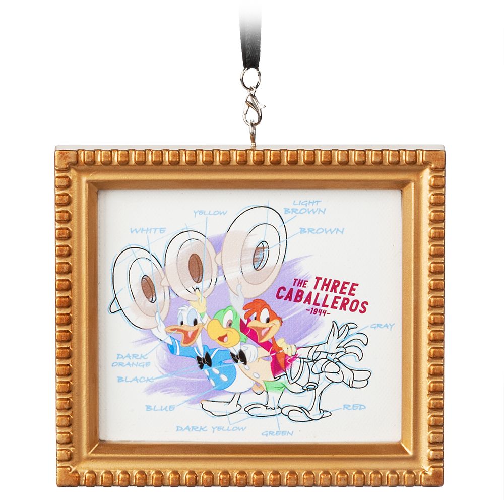 The Three Caballeros Framed Canvas Ornament