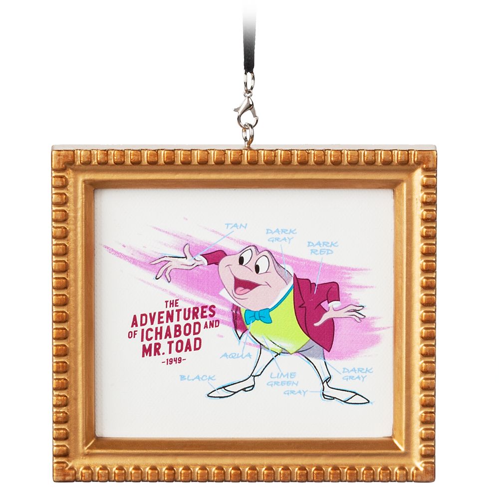 J. Thaddeus Toad Framed Canvas Ornament – The Adventures of Ichabod and Mr. Toad