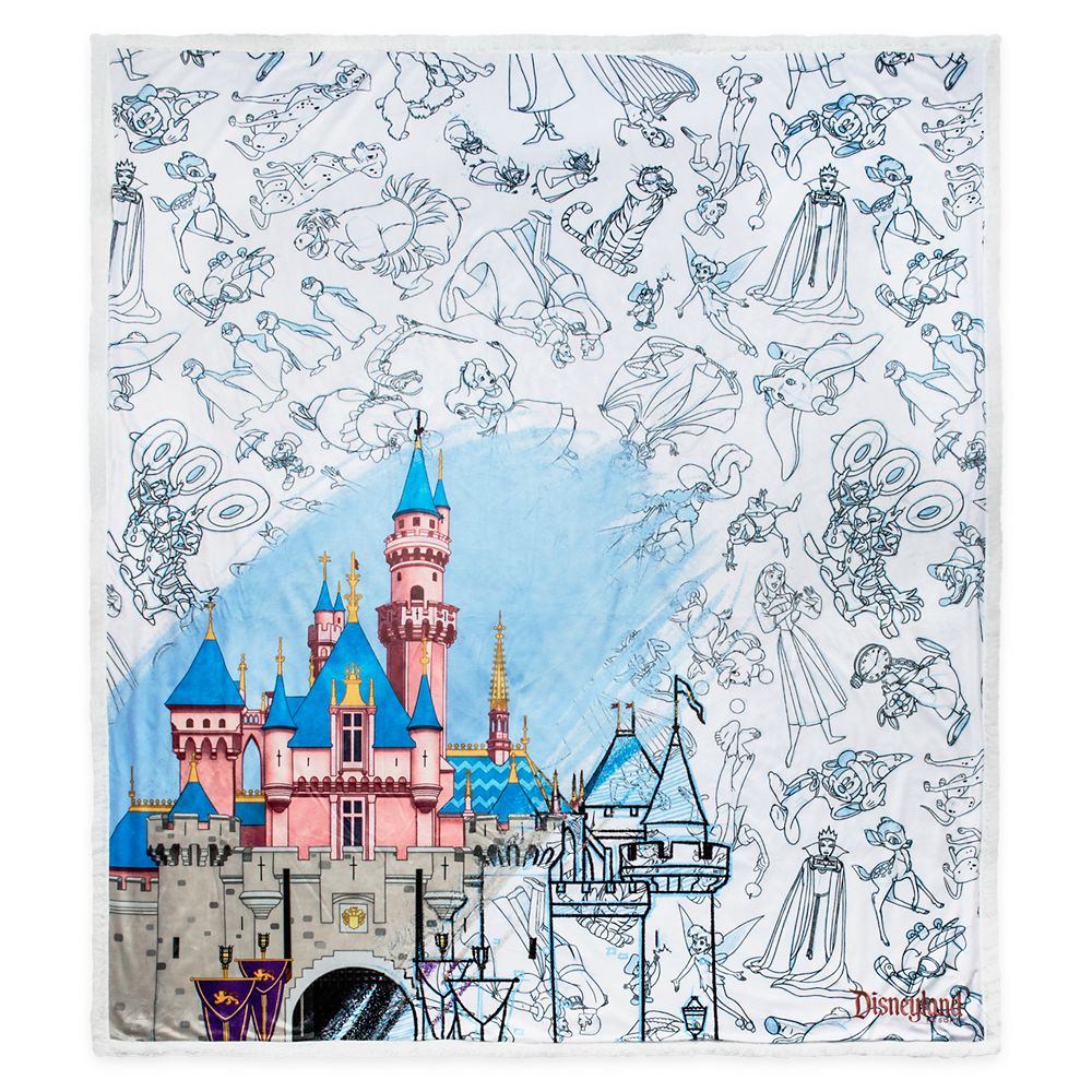 Disney Ink & Paint Throw – Disneyland is now out for purchase