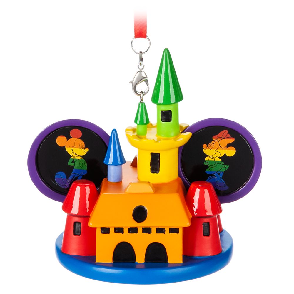 Rainbow Disney Collection Mickey and Minnie Mouse Castle Ear Hat Ornament – 2020