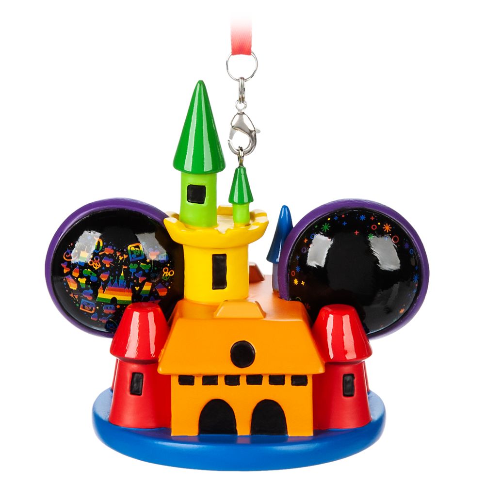 Rainbow Disney Collection Mickey and Minnie Mouse Castle Ear Hat Ornament – 2020