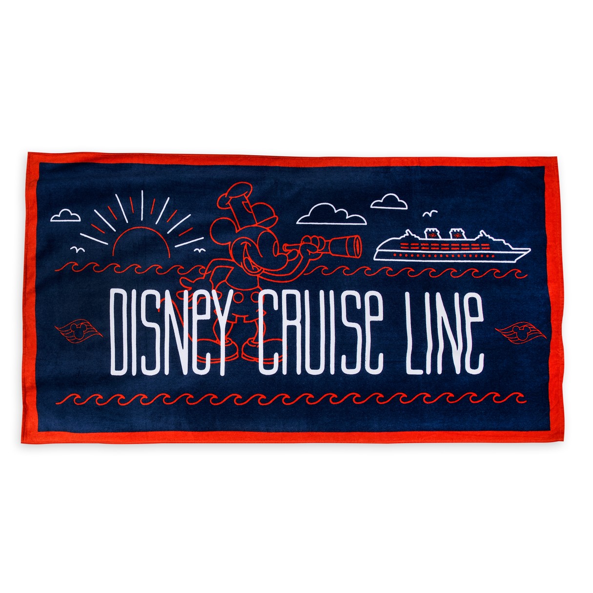 Steamboat Willie Disney Cruise Line Beach Towel