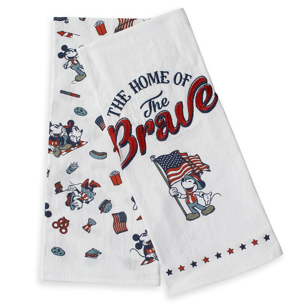 Mickey and Minnie Mouse Americana Kitchen Towel Set