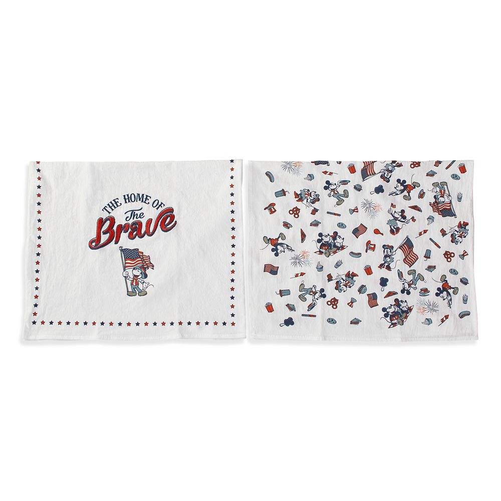 Mickey and Minnie Mouse Americana Kitchen Towel Set