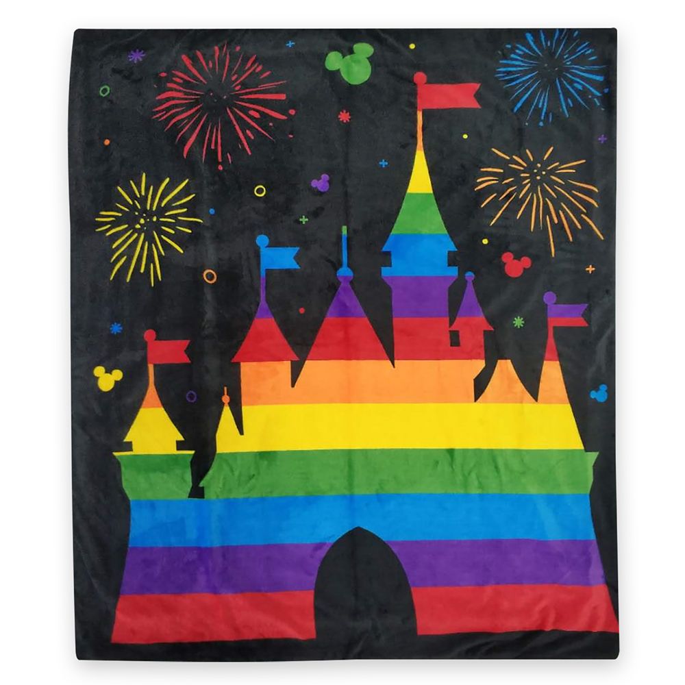 Rainbow Disney Collection Reversible Sequin Fleece Throw – 2020