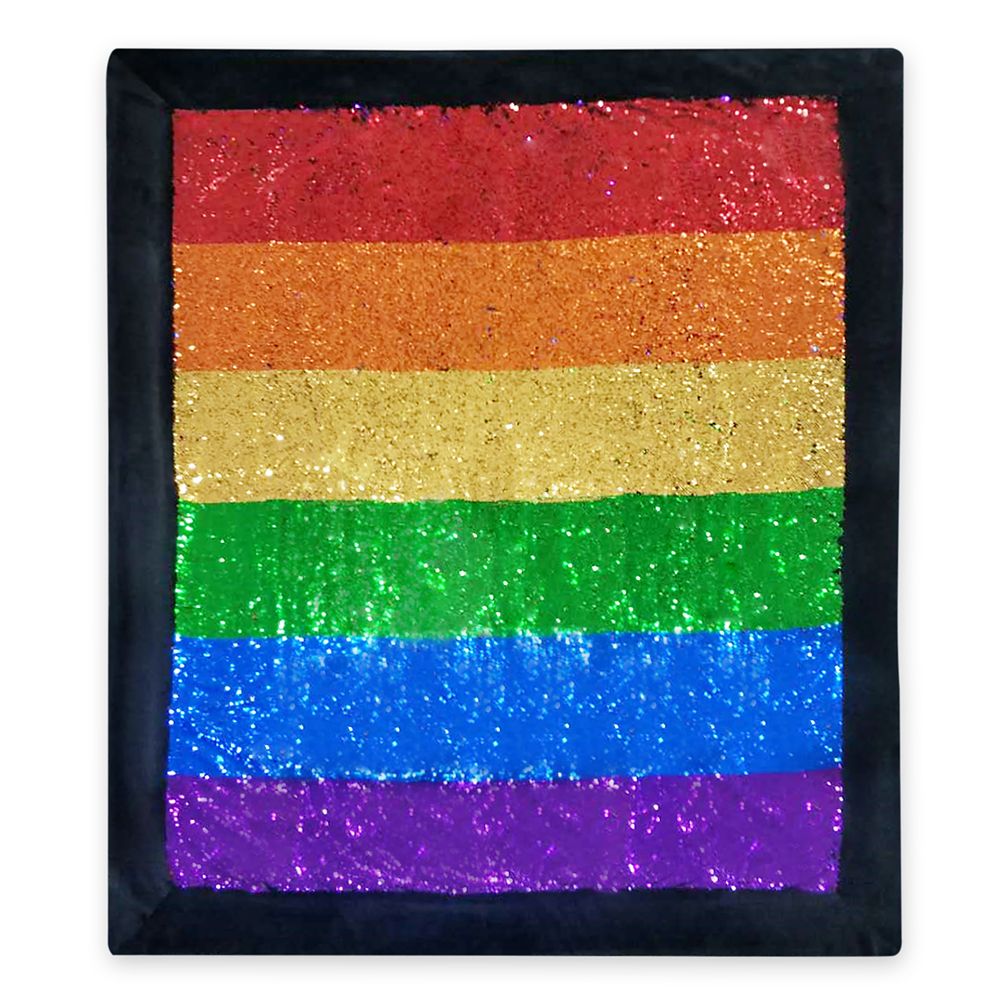 Rainbow Disney Collection Reversible Sequin Fleece Throw – 2020