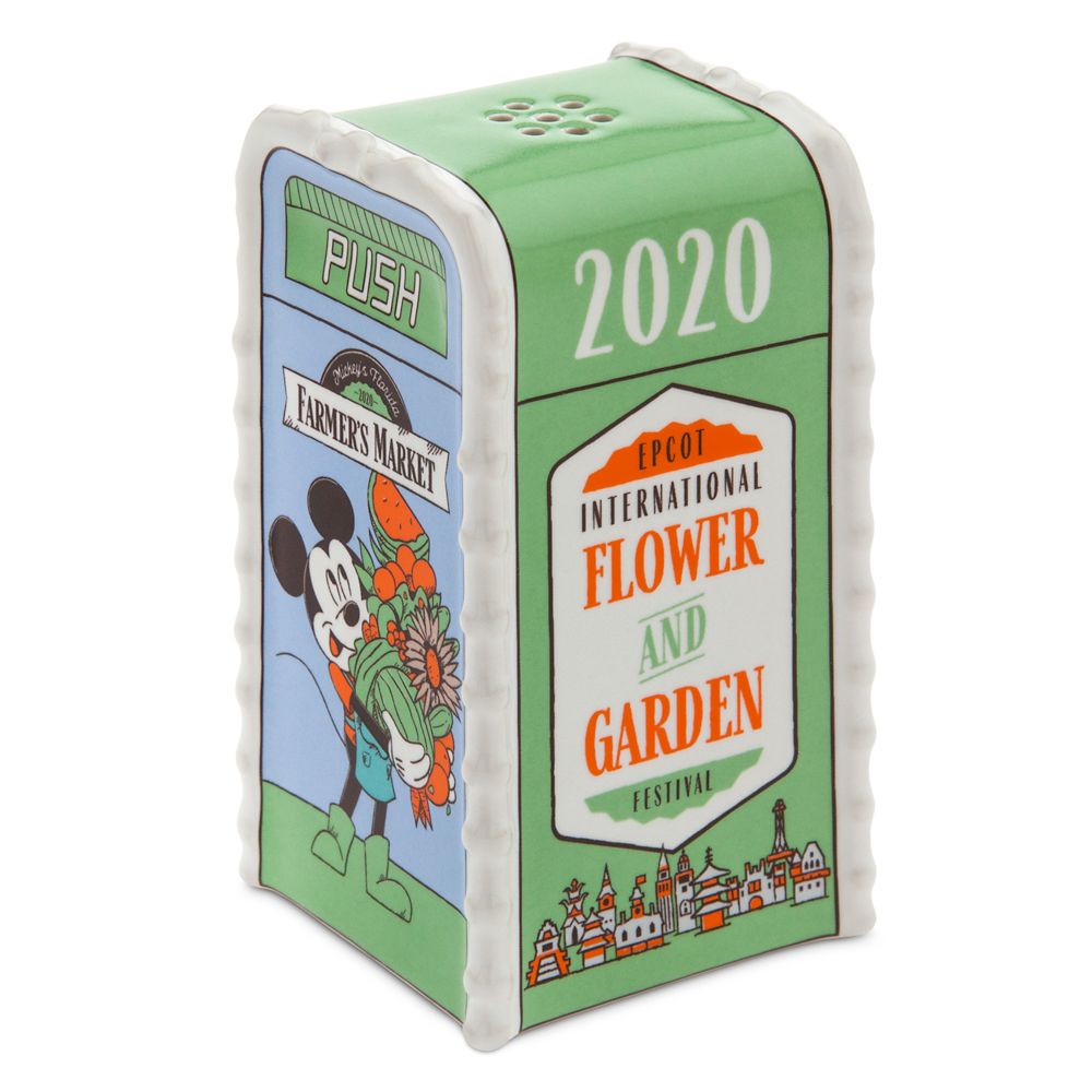 Mickey Mouse Trash Can Salt or Pepper Shaker – Epcot International Flower and Garden Festival 2020