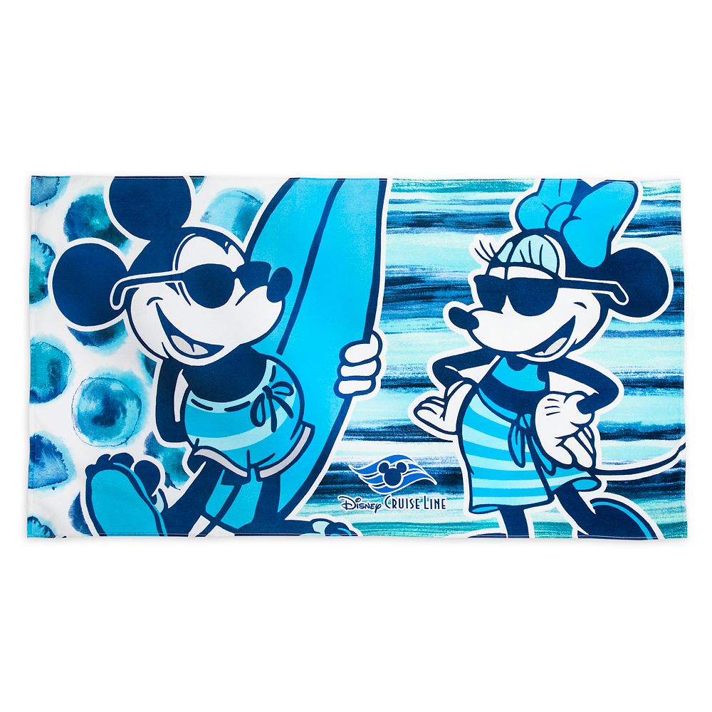 Mickey and Minnie Mouse Beach Towel – Disney Cruise Line