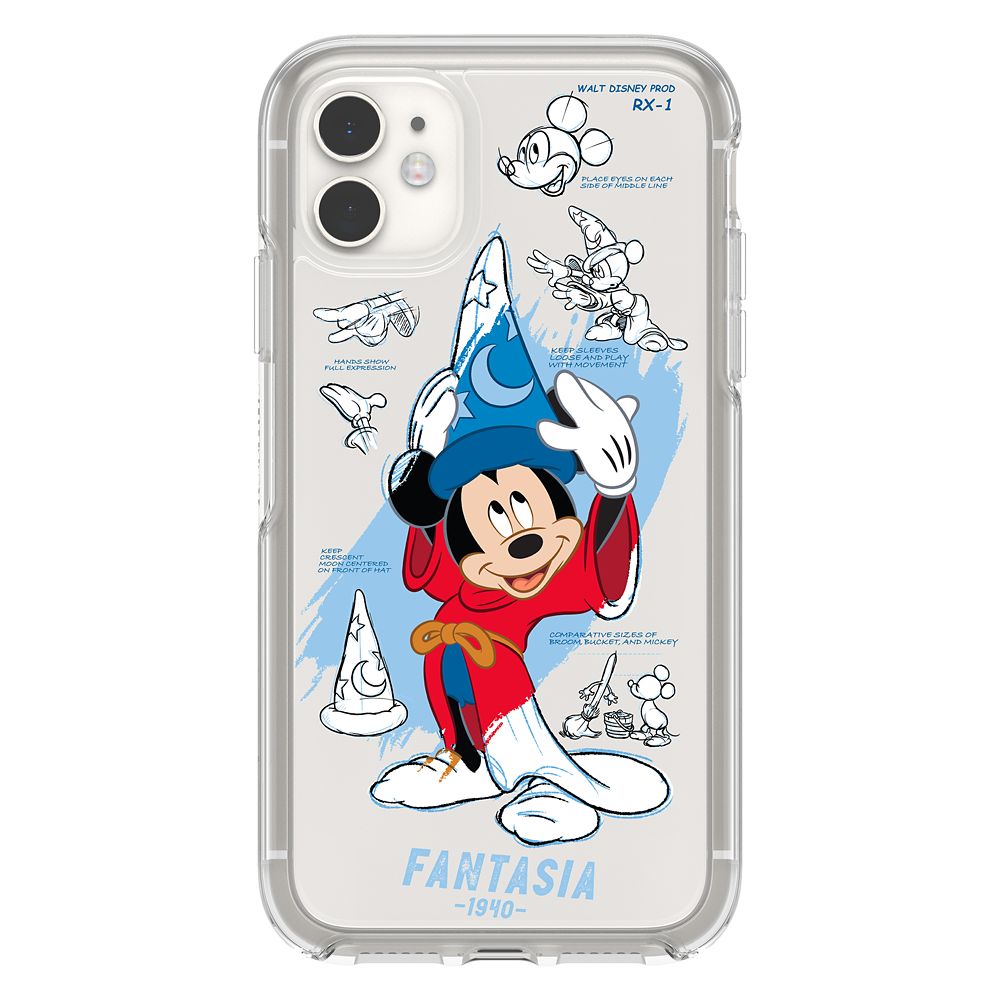 Sorcerer Mickey Mouse iPhone 11/XR Case by OtterBox – Disney Ink & Paint