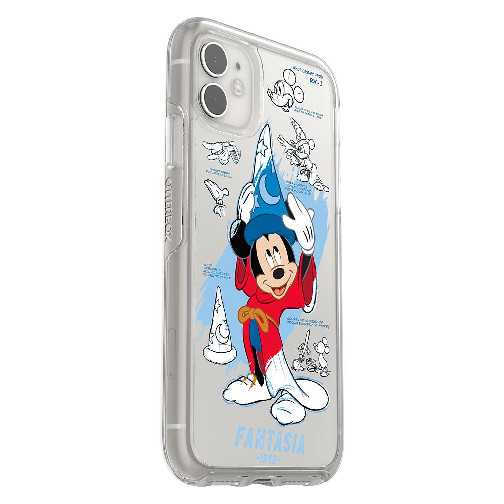 Sorcerer Mickey Mouse iPhone 11/XR Case by OtterBox – Disney Ink & Paint