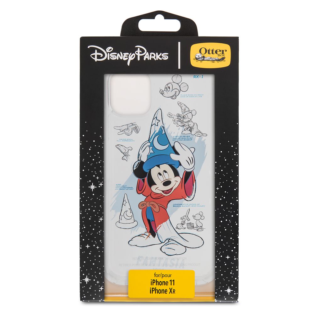 Sorcerer Mickey Mouse iPhone 11/XR Case by OtterBox – Disney Ink & Paint