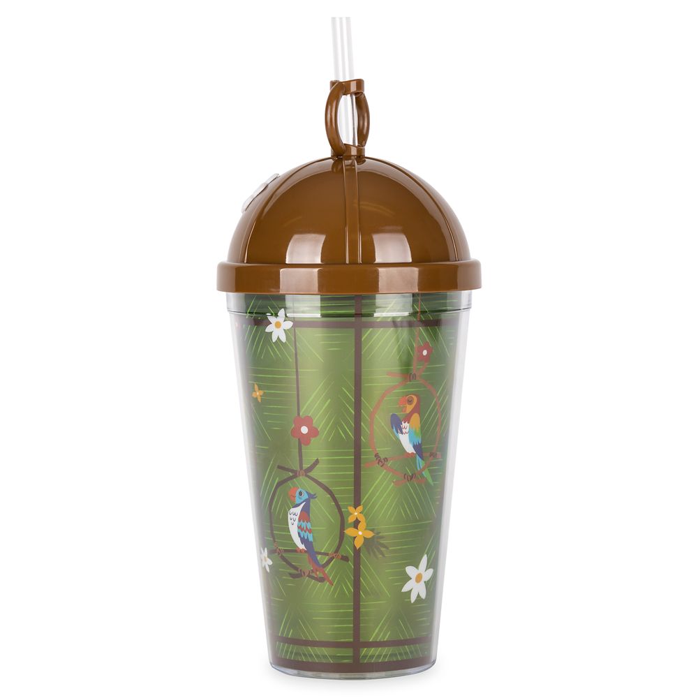 Enchanted Tiki Room Travel Tumbler with Straw