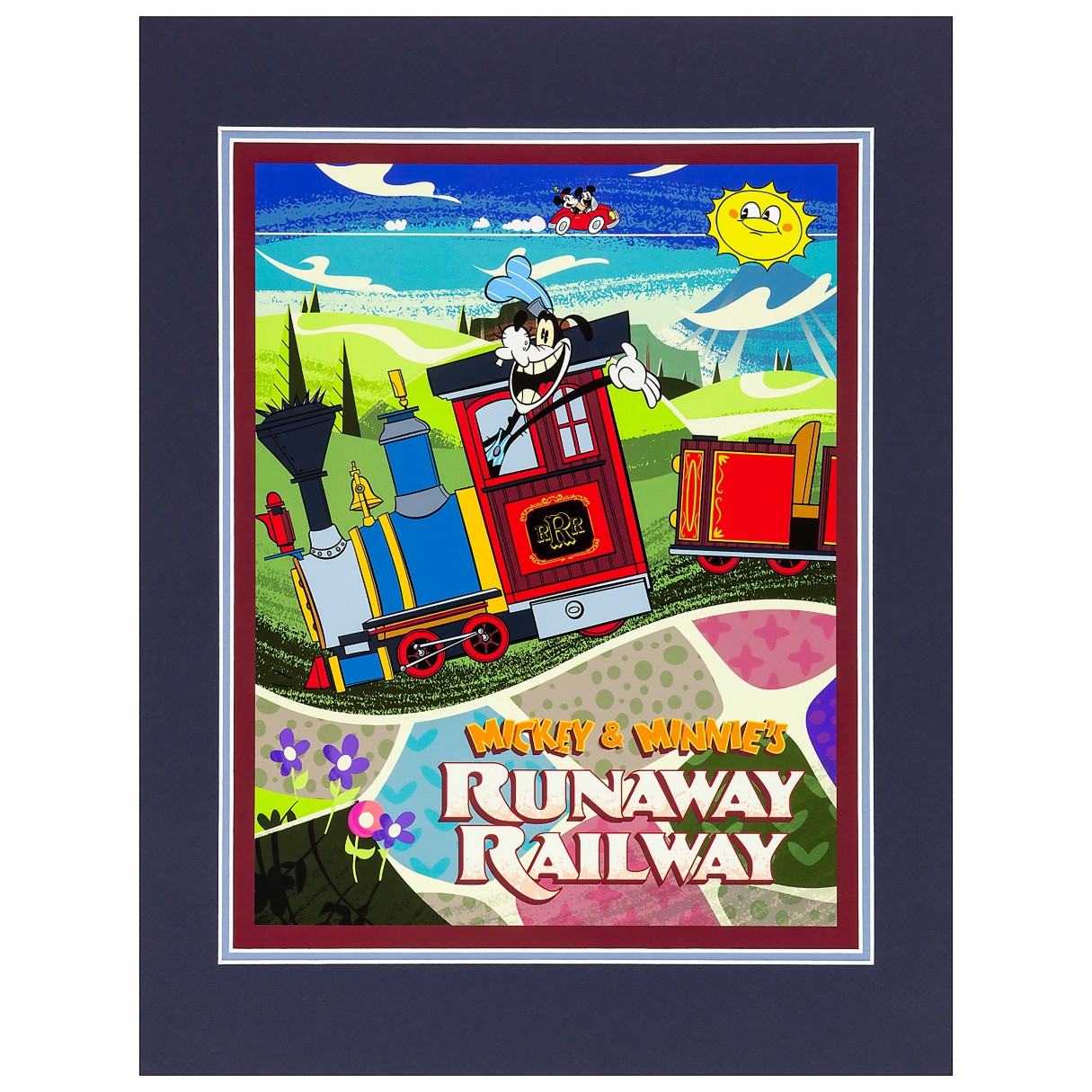 Mickey & Minnie's Runaway Railway Deluxe Print