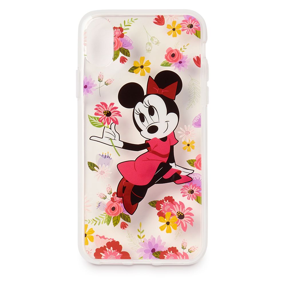 Minnie Mouse Floral iPhone X/XS Clear Case