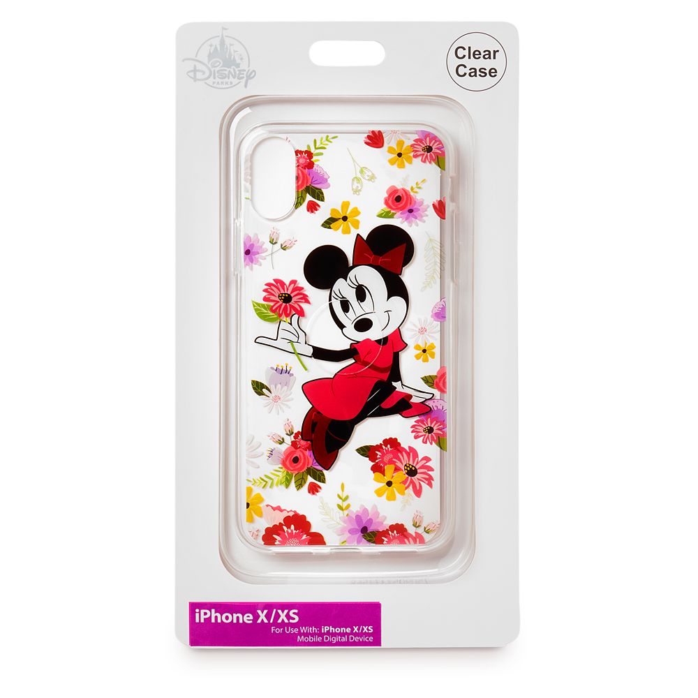 Minnie Mouse Floral iPhone X/XS Clear Case