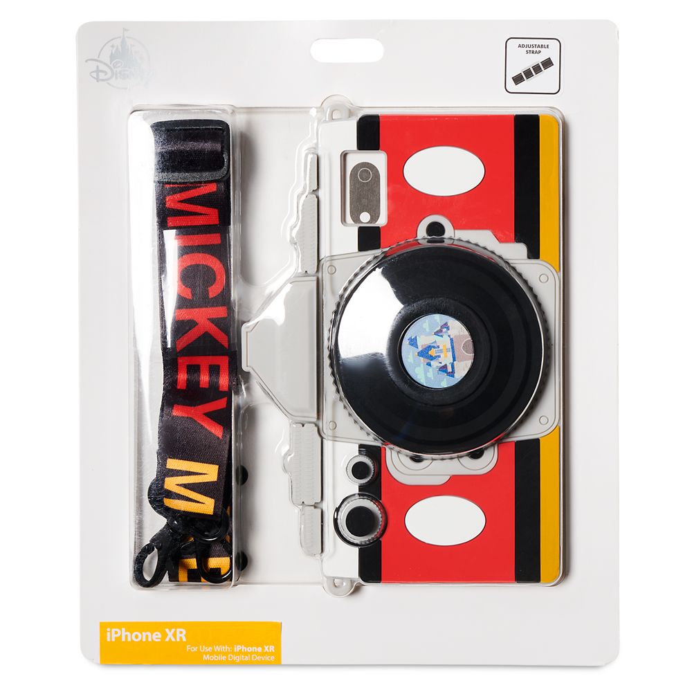 Mickey Mouse Camera iPhone XR Case with Strap