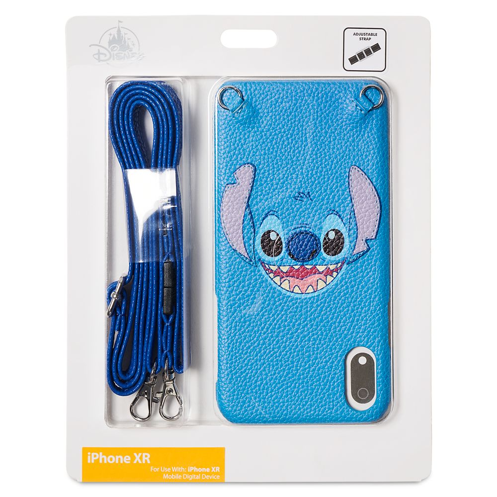 Stitch iPhone XR Case with Crossbody Strap