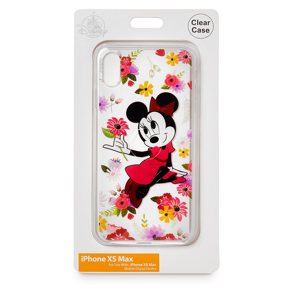 Minnie Mouse Floral iPhone XS Max Clear Case