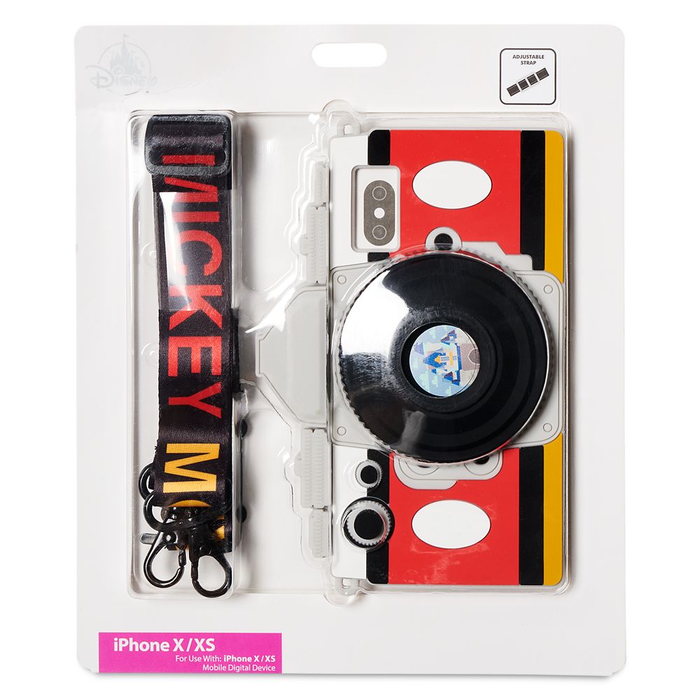 Mickey Mouse Camera iPhone X/XS Case with Strap