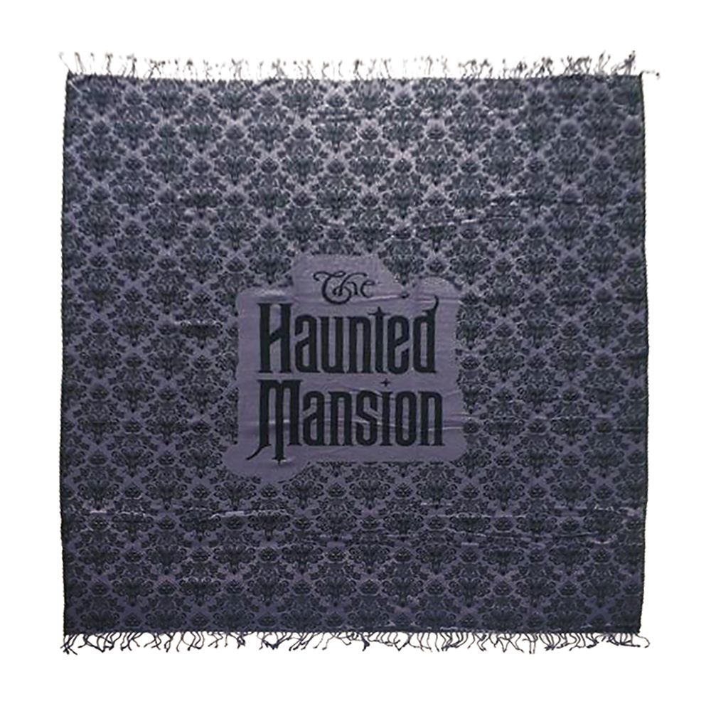 The Haunted Mansion Wallpaper Throw Blanket