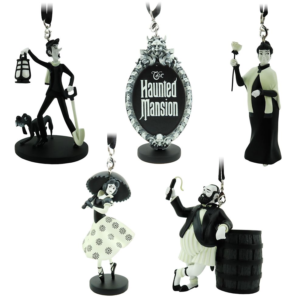 The Haunted Mansion Glow-in-the-Dark Ornament Set