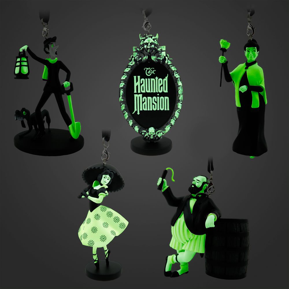 The Haunted Mansion Glow-in-the-Dark Ornament Set