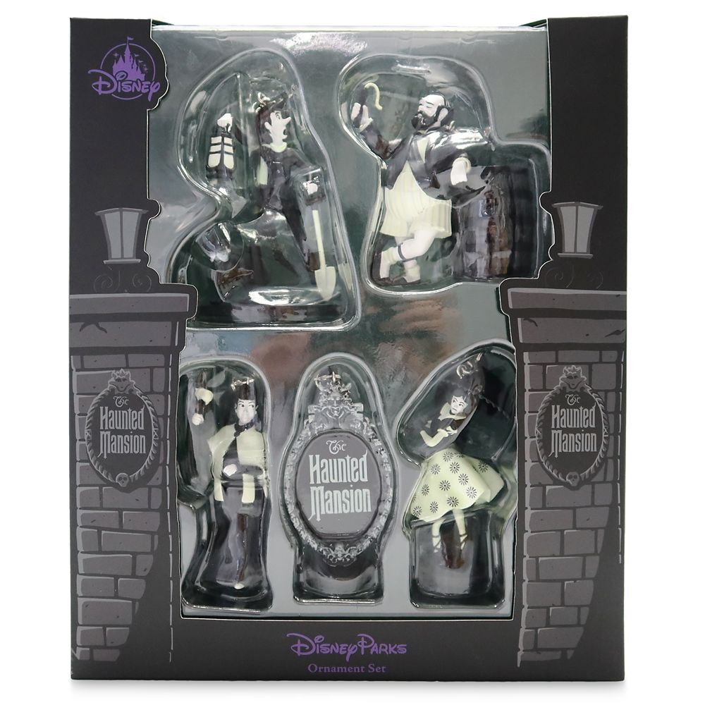 The Haunted Mansion Glow-in-the-Dark Ornament Set