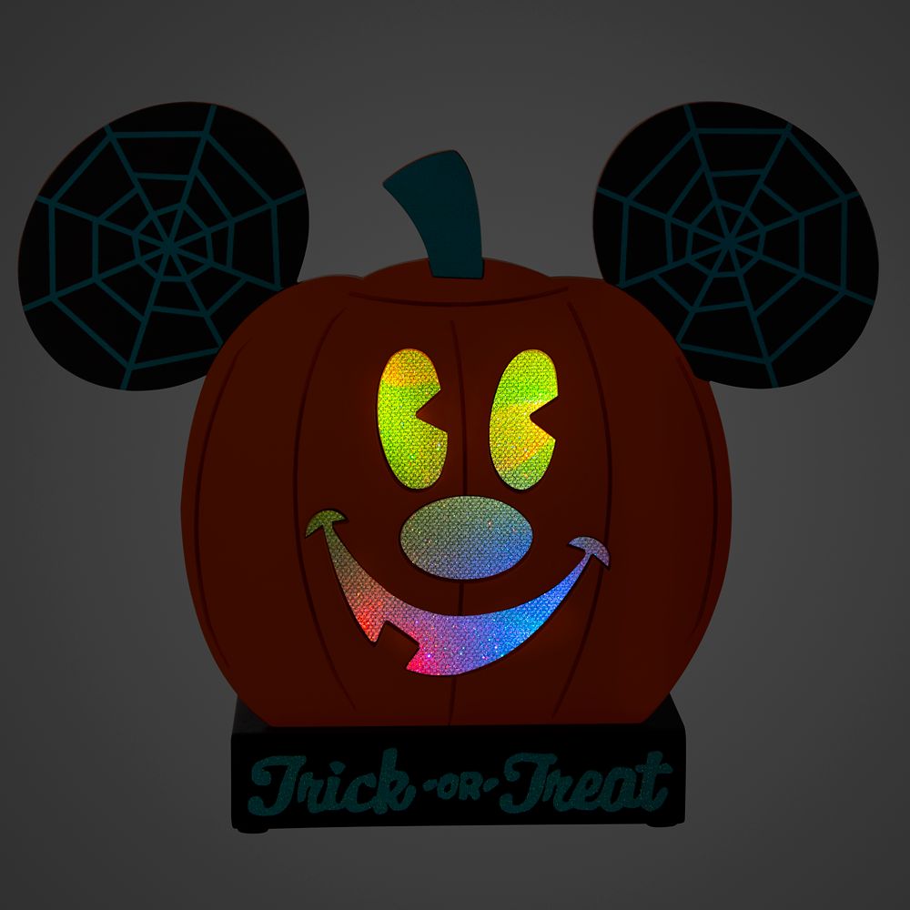 Mickey Mouse Light-Up Jack-o'-Lantern Figure