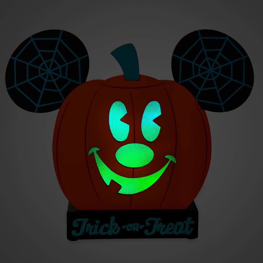 Mickey Mouse Light-Up Jack-o'-Lantern Figure