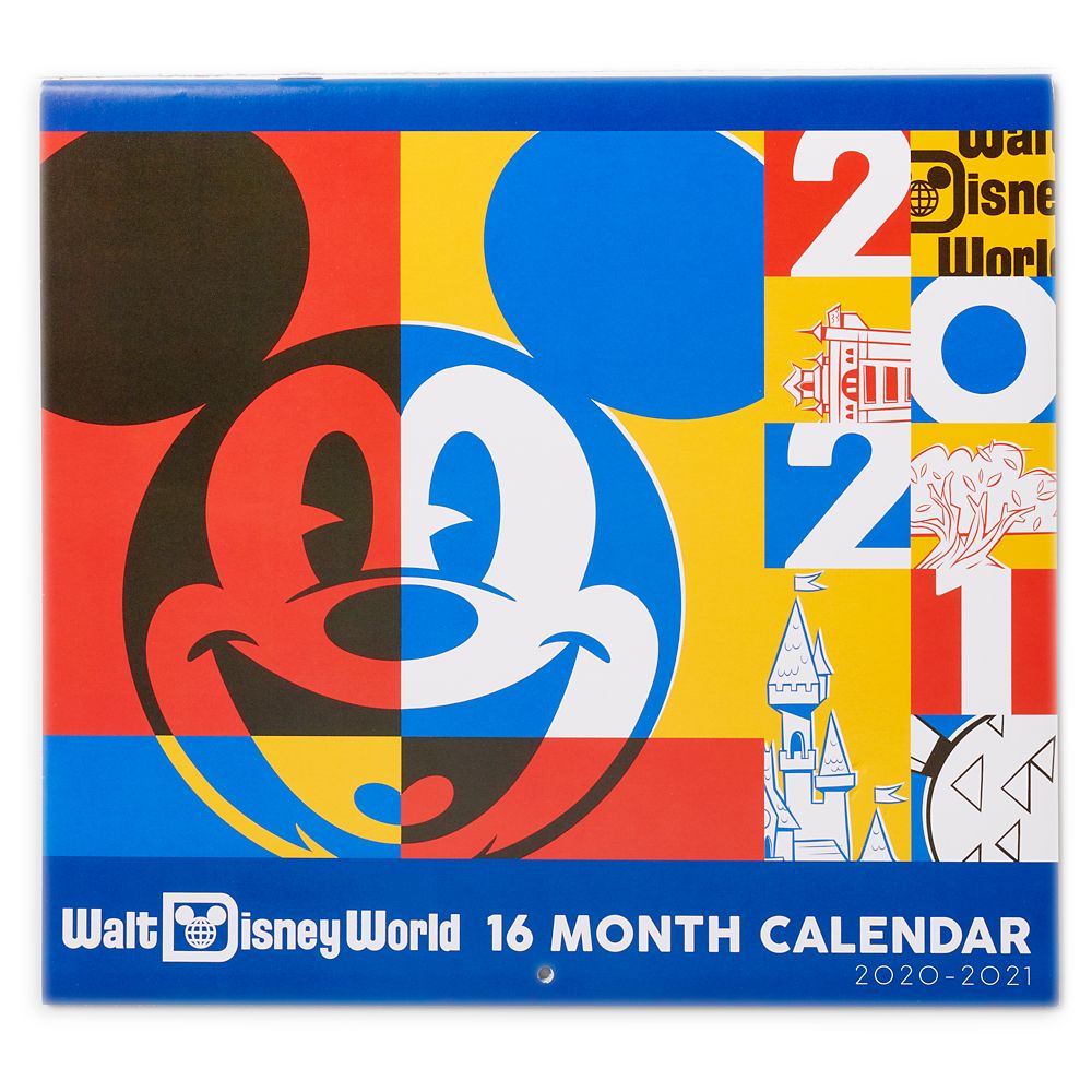 Walt Disney World 16 Month Calendar 2020-2021