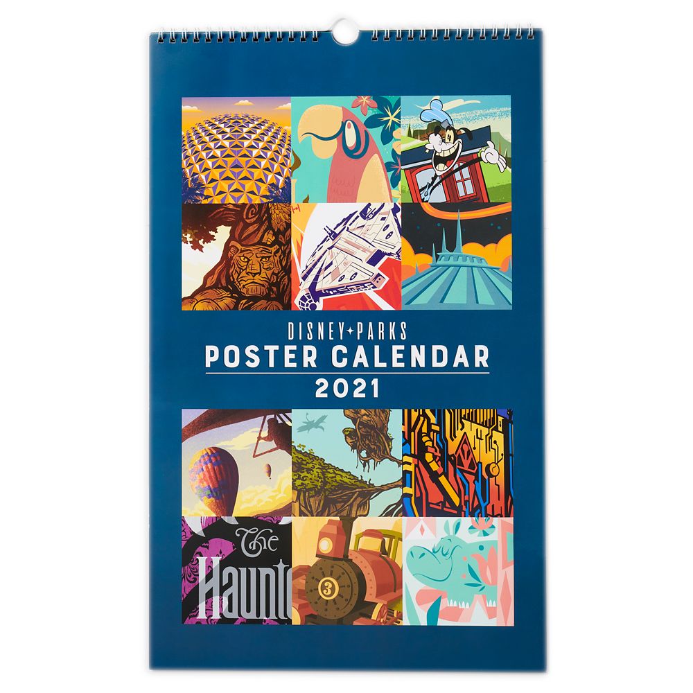 Disney Parks Poster Calendar 2021